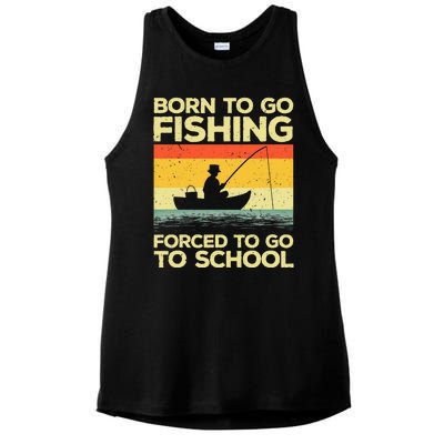 Cool Fishing For Women Bass Fishing Fisherman Fish Ladies PosiCharge Tri-Blend Wicking Tank