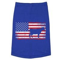 Cow Farm Farmer 4th Of July Gift American Flag Usa Great Gift America Gift Doggie Tank