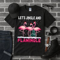 Christmas Flamingo Funny Pink Flamingle Xmas Tall T-Shirt
