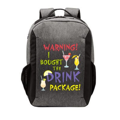 Cruise Funny For Wo Warning I Bought The Drink Package Vector Backpack