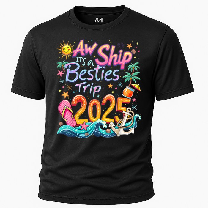 Cruise Flight Friend Group Trip ItS A Besties Trip 2025 Cooling Performance Crew T-Shirt