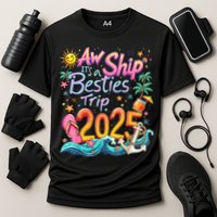 Cruise Flight Friend Group Trip ItS A Besties Trip 2025 Cooling Performance Crew T-Shirt