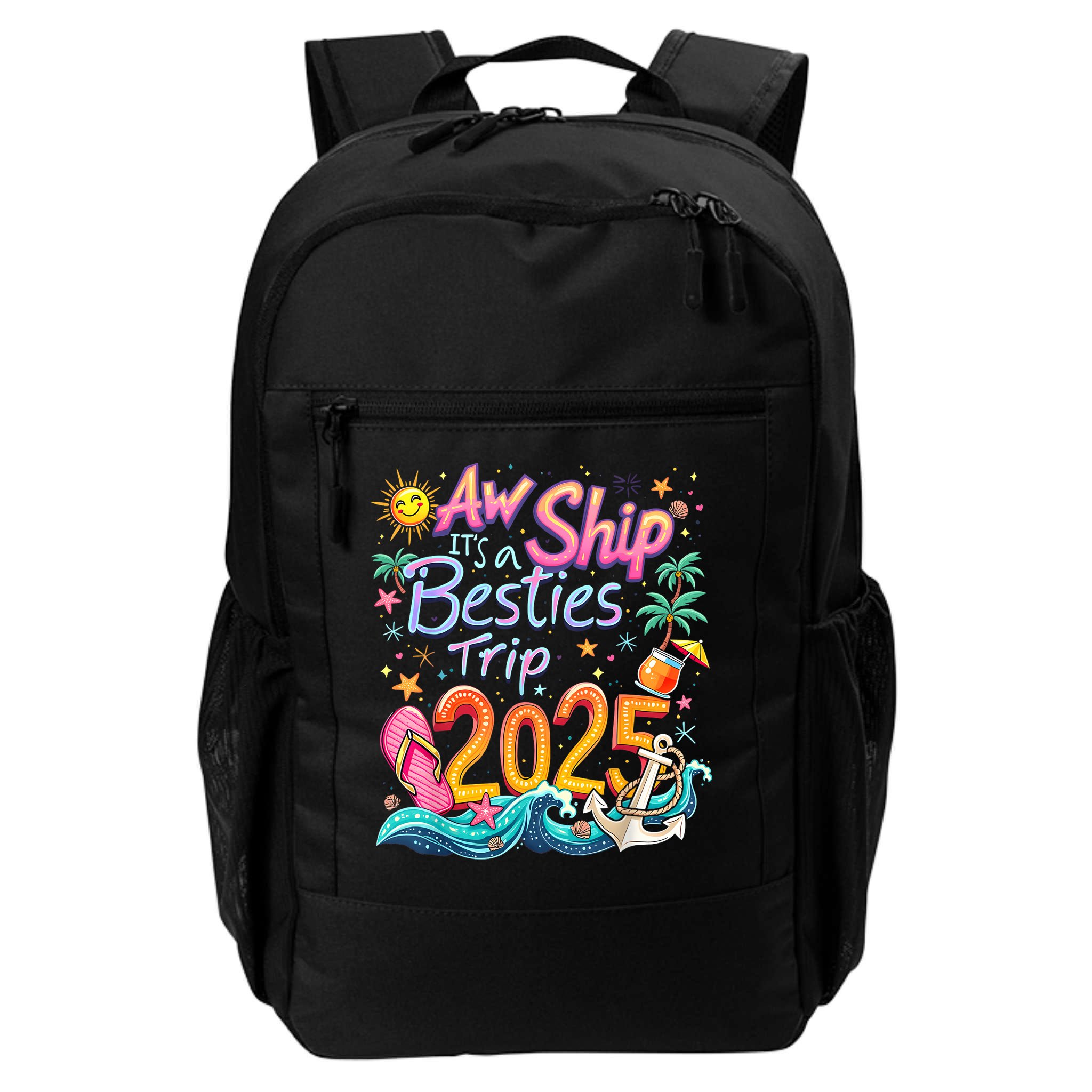 Cruise Flight Friend Group Trip ItS A Besties Trip 2025 Backpack