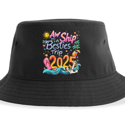 Cruise Flight Friend Group Trip ItS A Besties Trip 2025 Sustainable Bucket Hat