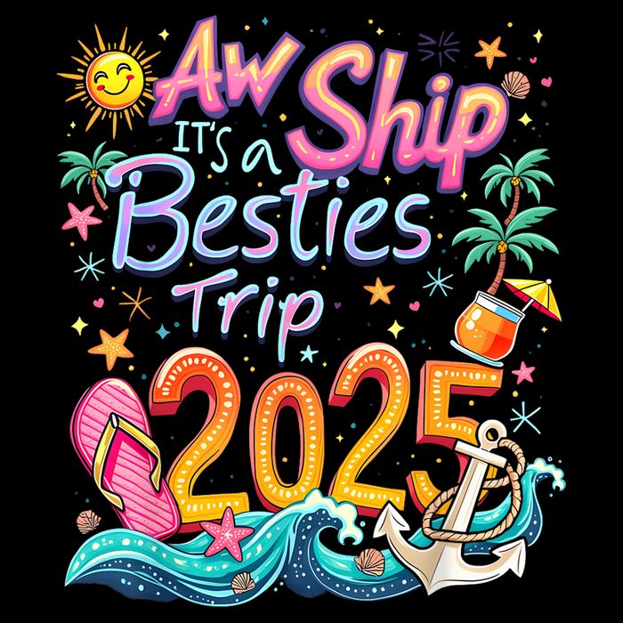 Cruise Flight Friend Group Trip ItS A Besties Trip 2025 Bucket Hat