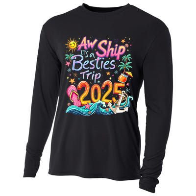 Cruise Flight Friend Group Trip ItS A Besties Trip 2025 Cooling Performance Long Sleeve Crew