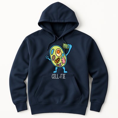 Cell Fie Funny Cellfie Selfie Biology Science Teacher Hoodie