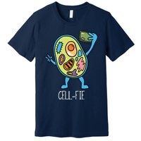 Cell Fie Funny Cellfie Selfie Biology Science Teacher Premium T-Shirt