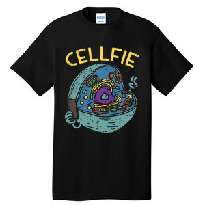 Cell Fie Funny Science Biology Teacher Tall T-Shirt