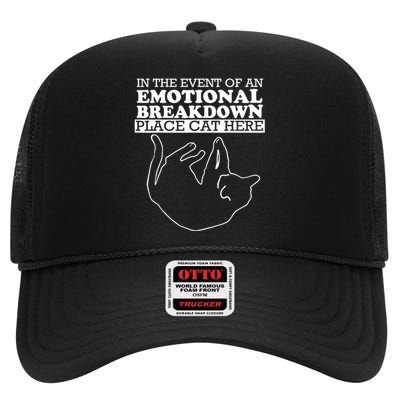 Cats for/Wo - Funny Cats for Cat Dad/Mom High Crown Mesh Back Trucker Hat