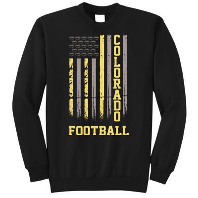 Colorado Football Fan American Flag Sweatshirt