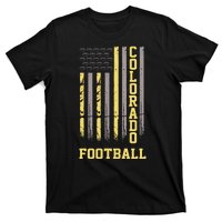 Colorado Football Fan American Flag T-Shirt