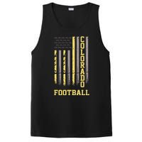 Colorado Football Fan American Flag PosiCharge Competitor Tank