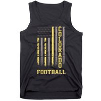 Colorado Football Fan American Flag Tank Top