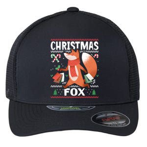 Christmas Fox For Xmas Gift Flexfit Unipanel Trucker Cap