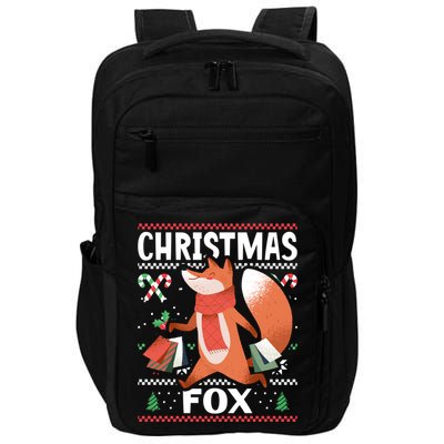 Christmas Fox For Xmas Gift Impact Tech Backpack