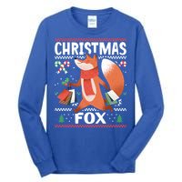 Christmas Fox For Xmas Gift Tall Long Sleeve T-Shirt