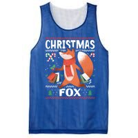 Christmas Fox For Xmas Gift Mesh Reversible Basketball Jersey Tank