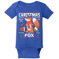 Christmas Fox For Xmas Gift Baby Bodysuit