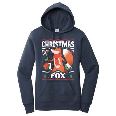 Christmas Fox For Xmas Gift Women's Pullover Hoodie