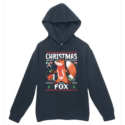 Christmas Fox For Xmas Gift Urban Pullover Hoodie