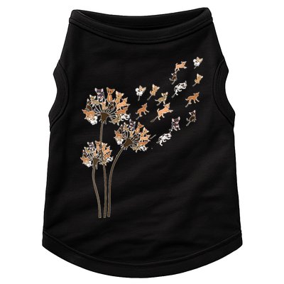 Chihuahua Flower Fly Dandelion Chihuahua Funny Dog Lover V Neck Doggie Tank