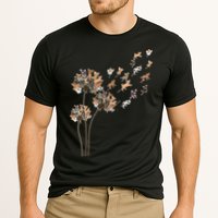 Chihuahua Flower Fly Dandelion Chihuahua Funny Dog Lover V Neck Cooling Performance Crew T-Shirt