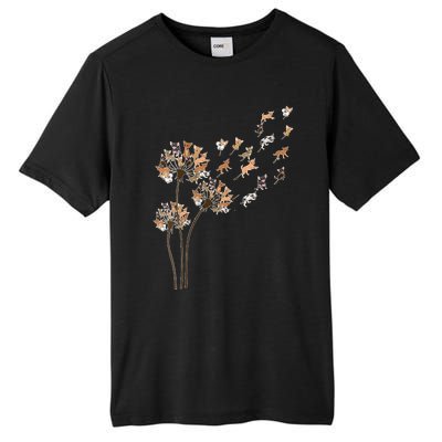 Chihuahua Flower Fly Dandelion Chihuahua Funny Dog Lover V Neck Tall Fusion ChromaSoft Performance T-Shirt