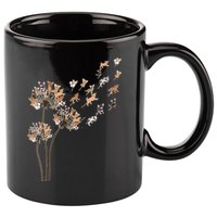 Chihuahua Flower Fly Dandelion Chihuahua Funny Dog Lover V Neck 11oz C Handle Ceramic Mug