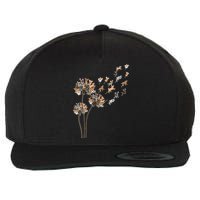 Chihuahua Flower Fly Dandelion Chihuahua Funny Dog Lover V Neck Wool Snapback Cap