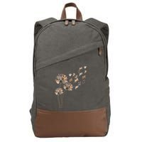 Chihuahua Flower Fly Dandelion Chihuahua Funny Dog Lover V Neck Cotton Canvas Backpack