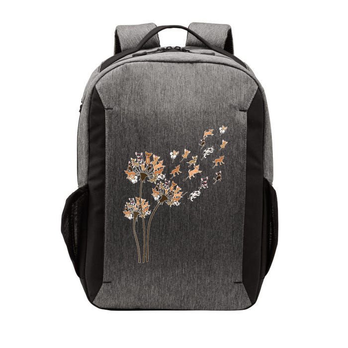 Chihuahua Flower Fly Dandelion Chihuahua Funny Dog Lover V Neck Vector Backpack