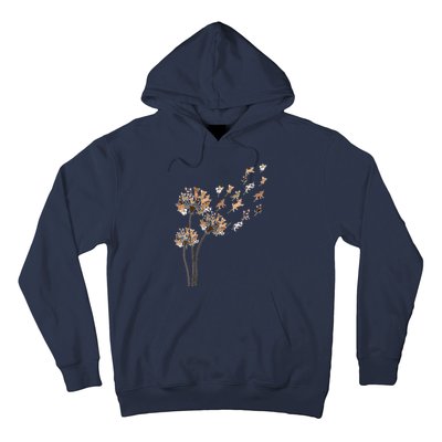 Chihuahua Flower Fly Dandelion Chihuahua Funny Dog Lover V Neck Hoodie