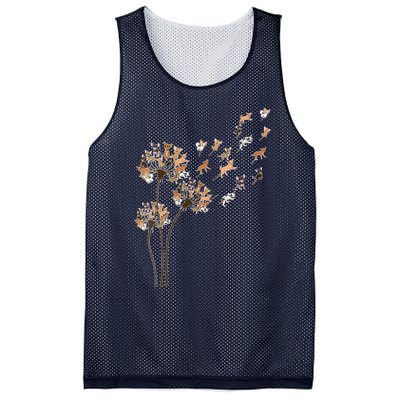 Chihuahua Flower Fly Dandelion Chihuahua Funny Dog Lover V Neck Mesh Reversible Basketball Jersey Tank