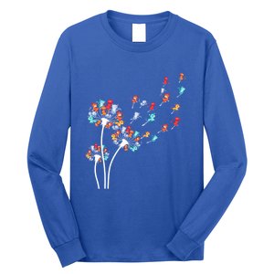 Cats Flower Fly Dandelion Gift Long Sleeve Shirt