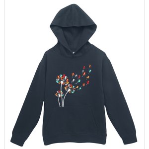 Cats Flower Fly Dandelion Gift Urban Pullover Hoodie