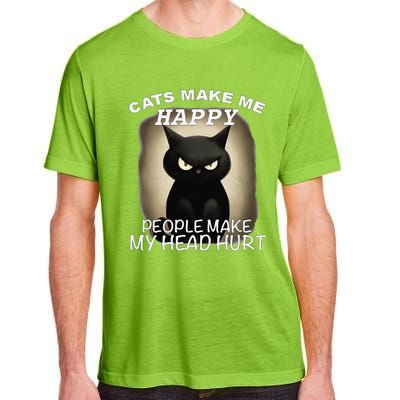 Cat ForWomen Funny Cat For Cat DadMom Cute Adult ChromaSoft Performance T-Shirt