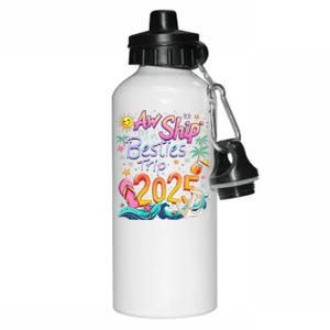 Cruise Flight Friend Group Trip ItS A Besties Trip 2025 Aluminum Water Bottle