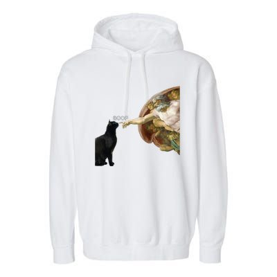 Cat ForWomen Funny Cat For Cat DadMom Garment-Dyed Fleece Hoodie