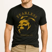 Christian Faith Fearless Joshua 1:9 Lion Of Judah Gift Cooling Performance Crew T-Shirt
