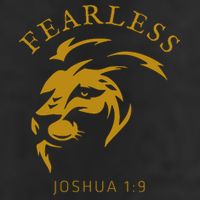 Christian Faith Fearless Joshua 1:9 Lion Of Judah Gift 15oz Campfire Ceramic Mug