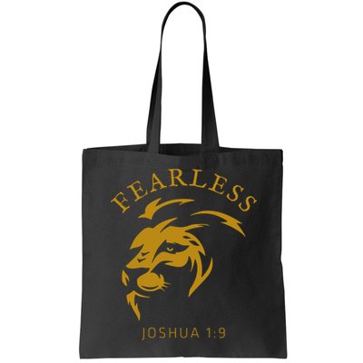 Christian Faith Fearless Joshua 1:9 Lion Of Judah Gift Bag