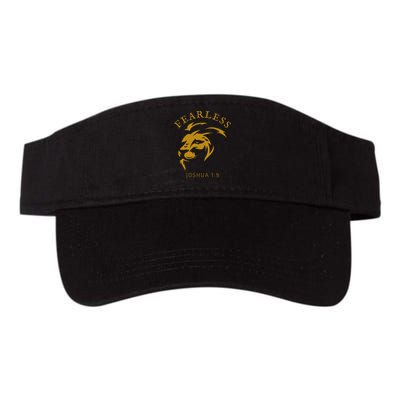 Christian Faith Fearless Joshua 1:9 Lion Of Judah Gift Visor