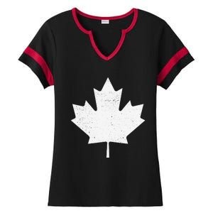 Canada Flag funny festival Ladies Halftime Notch Neck Tee