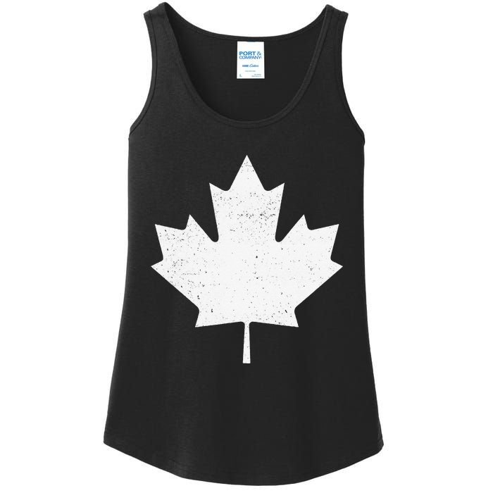 Canada Flag funny festival Ladies Essential Tank