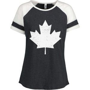 Canada Flag funny festival Enza Ladies Jersey Colorblock Tee