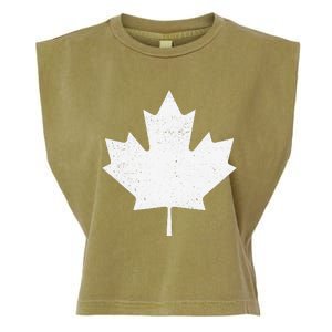 Canada Flag funny festival Garment-Dyed Women's Muscle Tee