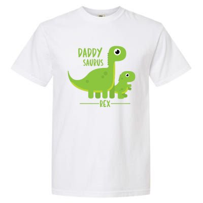 Cool Funny Fathers Day Cute Gift Daddysaurus Rex Dino Cool Gift Garment-Dyed Heavyweight T-Shirt