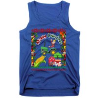 Cute Farmer Farm Ugly Christmas Holiday Party Funny Gift Funny Gift Tank Top