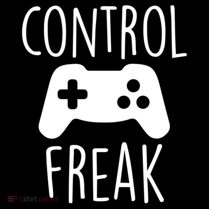 Control Freak Funny Video Game Player Joke Gaming Quote Pun Gift Sustainable Bucket Hat